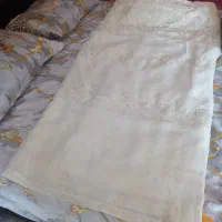 پرده حریر خامه دوزی شده|پرده، رانر، رومیزی|تهران, امانیه|دیوار