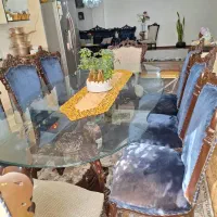 مبلمان ۷ نفره و میز نهار خوری ۸نفره|مبلمان خانگی و میز عسلی|تهران, فرمانیه|دیوار