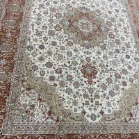 فرش ۹متری رنگ کرم سالم نو