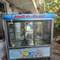 یخچال استیل ویترین دار