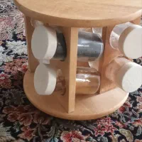 جا ادویه ای استند چوبی