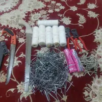 ۳۰تا پبچ دوکیلو میخ ۵ چسب اره تخ رسمون گاز انبر