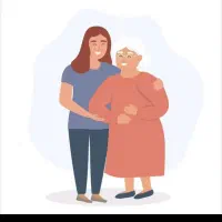 نگهداری از سالمند خانم