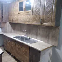 کابینت ام دی اف روکش دار بدنه رنگی درحدنو