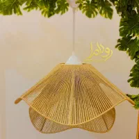 لوستر رافیا کرم با بهترین قیمت|لوستر و چراغ آویز|تهران, قیام|دیوار
