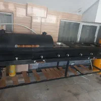 باربیکیو گاز پلوپز سرخ کن چدن