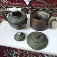 کتری روسی دسته چینی کتری ساده ایرانی|ظروف پخت‌وپز|شیراز, پودنک|دیوار