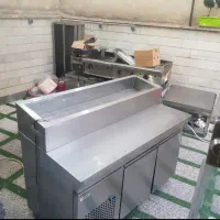 تاپینگ پیتزا گریل ذغالی گریل تخت میز کار