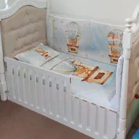 تخت بچگانه با تشک رویال و سرویس روتختی