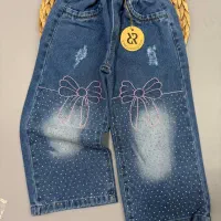 شلوار پاپیون نگینی