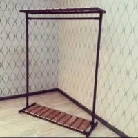 آینه دار رخت اویز رگال قوطی پروفیل بست چوب روس|بندرخت و رختآویز|اهواز, کیانپارس |دیوار