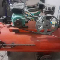 کمپریسور باد ۲۵۰ لیتری و اره آتیشی آب وصابون