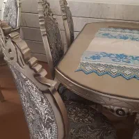 مبلمان  استیل ۹نفره +میز غذا خوری ۶نفره|مبلمان خانگی و میز عسلی|قرچک, زیبا شهر|دیوار