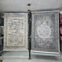 قالیچه ۴ و۶ و ۹ متری تک گل و خط مواری کد۱۲۴