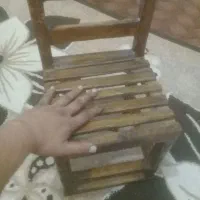 تک صندلی چوبی کوچولو|صندلی و نیمکت|محمدیه-قزوین, |دیوار