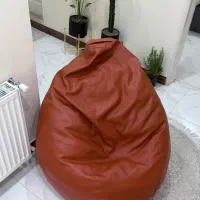 هپی چیر یا بین بگ با بدنه چرمی کاملا نرم و راحت