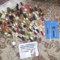 نخ و وسایل مربوطه برای تابلو فرش