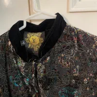 مانتو مخمل مشکی