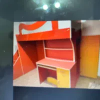 سرویس خواب دونفره  تخت دوطبقه جادار|تخت و سرویس خواب|رشت, توشیبا|دیوار
