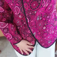 شومیز کرم و مانتو پاییزه مزونی گرم مجلسی|لباس|پرند, فاز ۳|دیوار