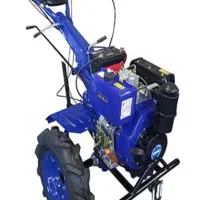 شخم زمین و باغ با تیلر