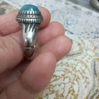 ۴عدد انگشتر طرح نقره رنگ ثابت