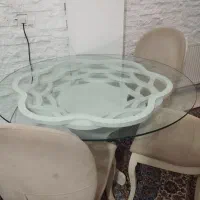 میزناهارخوری شیشه ای|میز و صندلی غذاخوری|محمودآباد, |دیوار