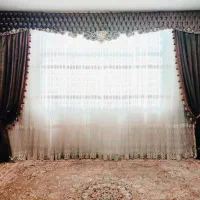 تور و  آستری و قاب پرده لمسه