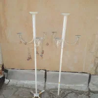 جاشمعی بلند فرفوژه مجلسی با گوی کریستالی