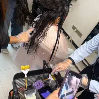 آموزش لاین صافی و احیای مو.کراتین.تراپی