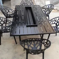 آتشدان و مبلمان باغی صندلی ویلایی کد lloqp8929