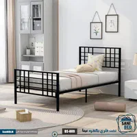 تخت خواب یک نفره حصیری فلز(تختخواب ۱یکنفره )|تخت و سرویس خواب|مشهد, ایثارگران|دیوار