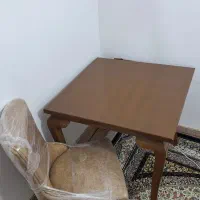 میزوصندلی یک نفره چوب گردو