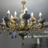 لوستر|لوستر و چراغ آویز|خوی, |دیوار