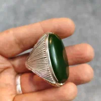 یشم دوقاب شیراز نقره امضا دار