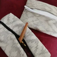 جا دستمال کاغذی پارچه ای و کیف لوازم آرایش|صنایع دستی و سایر لوازم تزئینی|کازرون, |دیوار