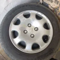 ۴ عدد رینگ نمره ۱۴ و لاستیک