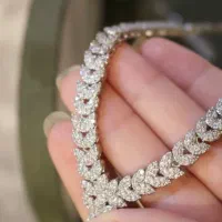 ست جواهری نقره ای عروس طرح گندم|بدلیجات|تهران, چیذر|دیوار