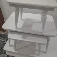 میز بزرگ و۳گل میز