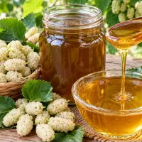 توت خشک امسالی  سفید خانگی وخوش طعم
