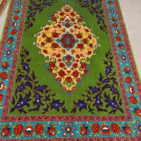 فرش دستباف کف ساده سبز (بساک کرج هستیم )|فرش|تهران, شهرک غزالی|دیوار