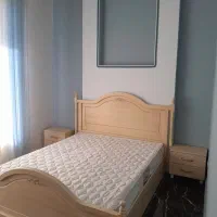 سرویس خواب چوبی رنگی ۲ نفره