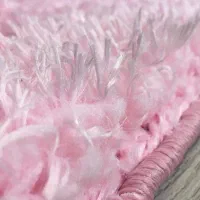 فرش شگی خارجی رنگ صورتی|فرش|گلپایگان, |دیوار