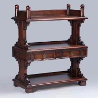 میز بار میز سرو ( کنسول ) برند مانلی تمام چوب