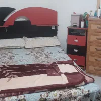 تخت خواب دو نفره همراه با تشک|تخت و سرویس خواب|محمدیه-قزوین, |دیوار