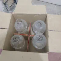 حباب شمعدانی سالم ۶عدد