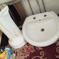 سنگ روشویی بزرگ و زیبا با لگلاتور