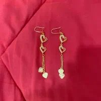 گوشواره قلبی بلند