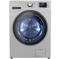 لباسشویی 8 کیلو QBLDC اسنوا D80 رنگ سفید/نقره