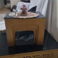 میز وسه عدد عسلی|مبلمان خانگی و میز عسلی|سمنان, |دیوار